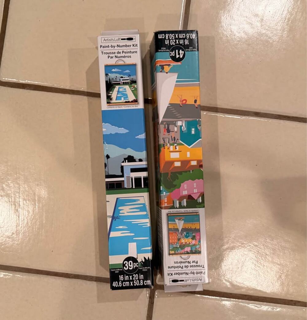 Artist's Loft Paint-by-Number Kits